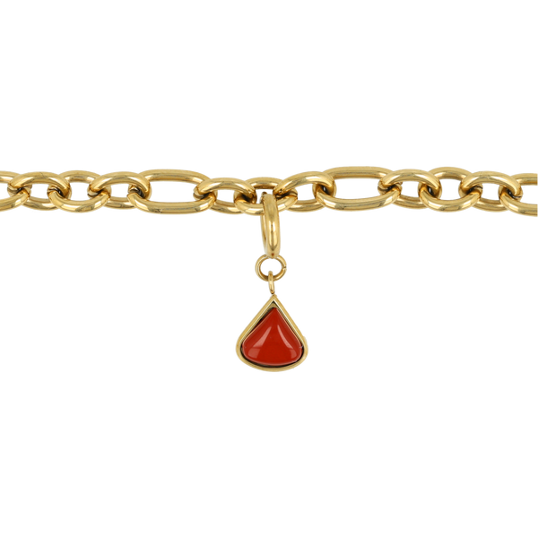 Armband met Red Jasper - Geboortesteen Januari