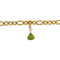 Armband met Peridot - Geboortesteen Augustus