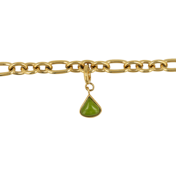 Armband met Peridot - Geboortesteen Augustus