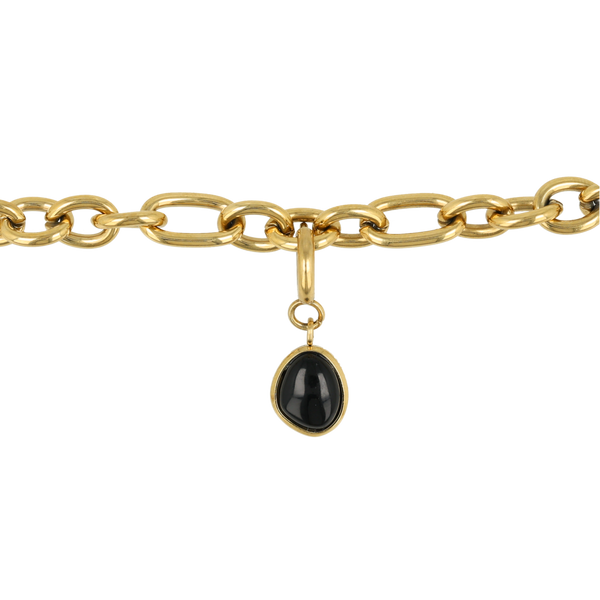 Armband met Onyx - Geboortesteen December