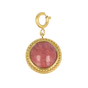 Large Charm – Rhodonite – Birthstone July