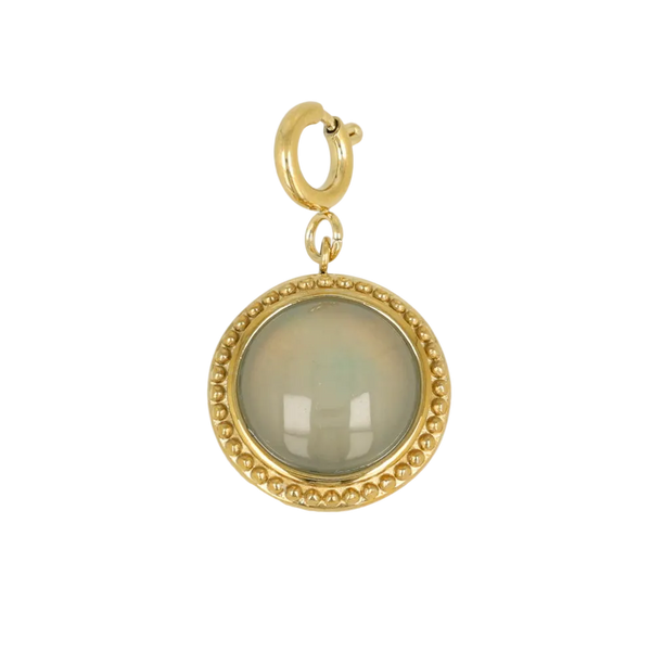 Large Charm – Chalcedony – Birthstone March