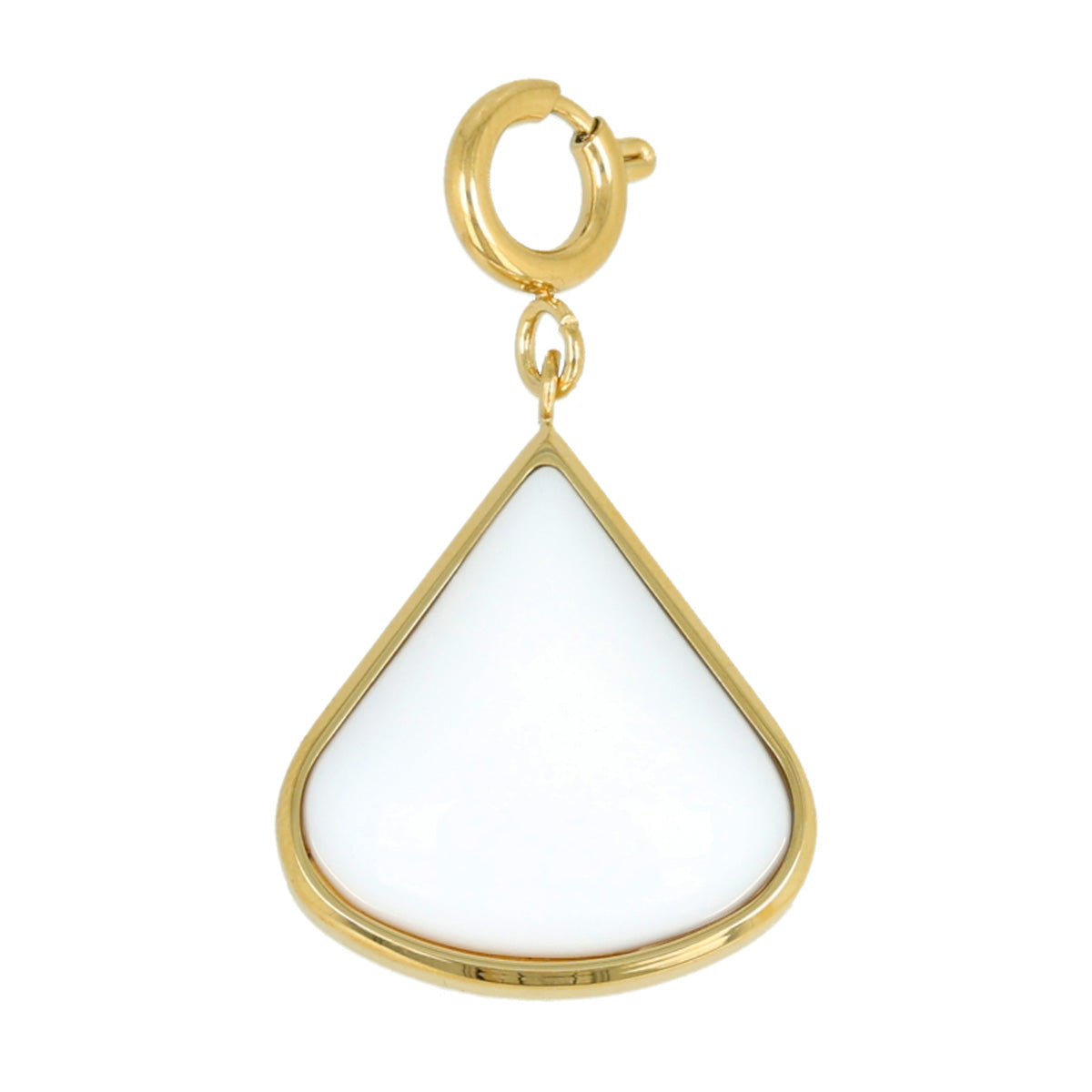 Large White Aventurine Charm • Calm & Confidence