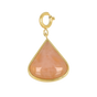 Large Charm - Rose Quartz - October Birthstone