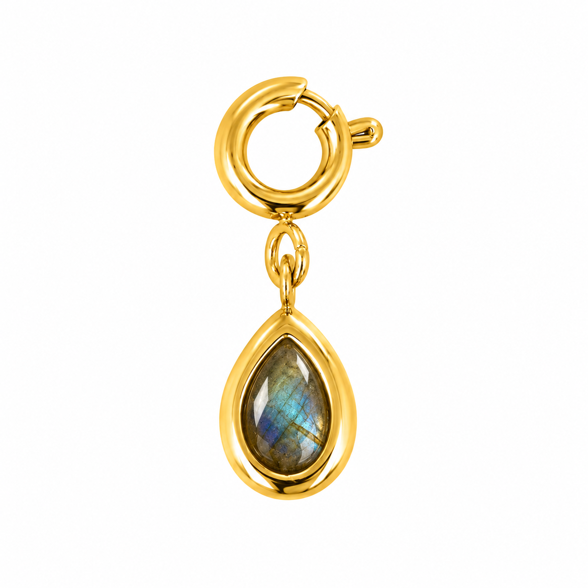 Drop Charm • Labradorite