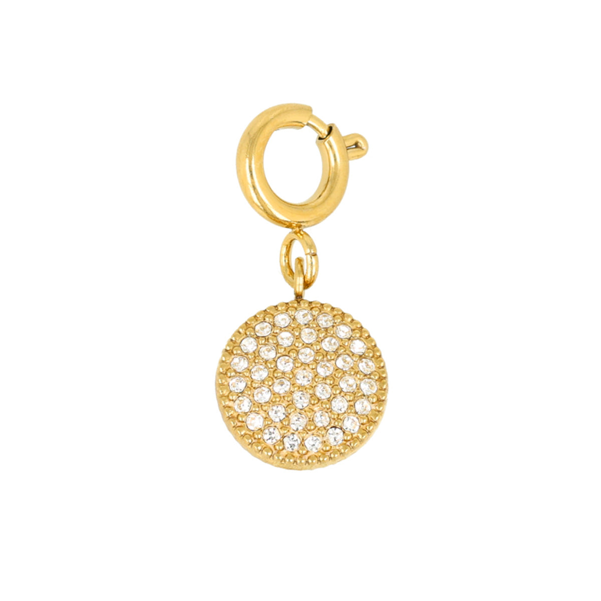Ronde Bedel met Zirkonia Steentjes • 11 mm