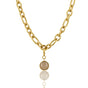Necklace with Chalcedony - Birthstone March