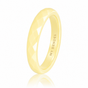 Keramikring • facettiert • 3 mm • Gelb