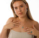 Zilveren Oorring met Betoverende Amazonite 38mm