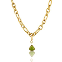 Halskette mit Peridot – Geburtsstein August