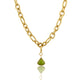 Halskette mit Peridot – Geburtsstein August