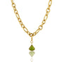 Necklace with Peridot - Birthstone August
