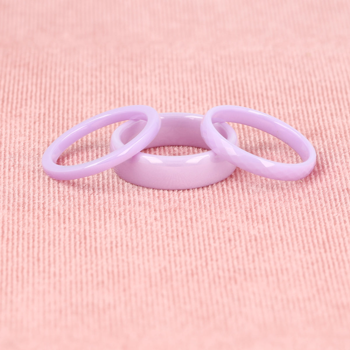 Ceramic Ring • 6 mm • Lilac