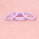 Unzerbrechlicher Keramikring Lila - 6 mm breit - hypoallergen
