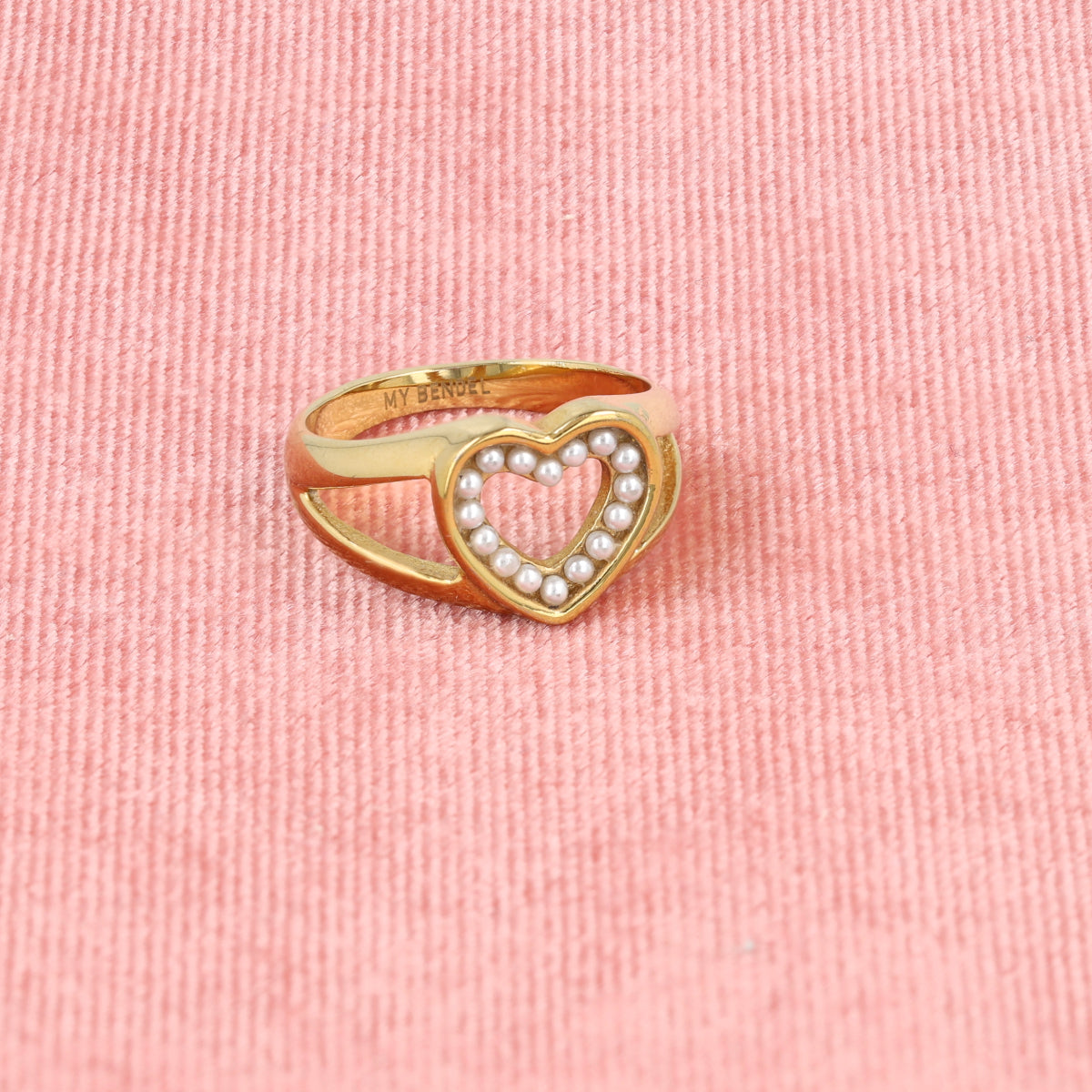 Harten Ring met Parels