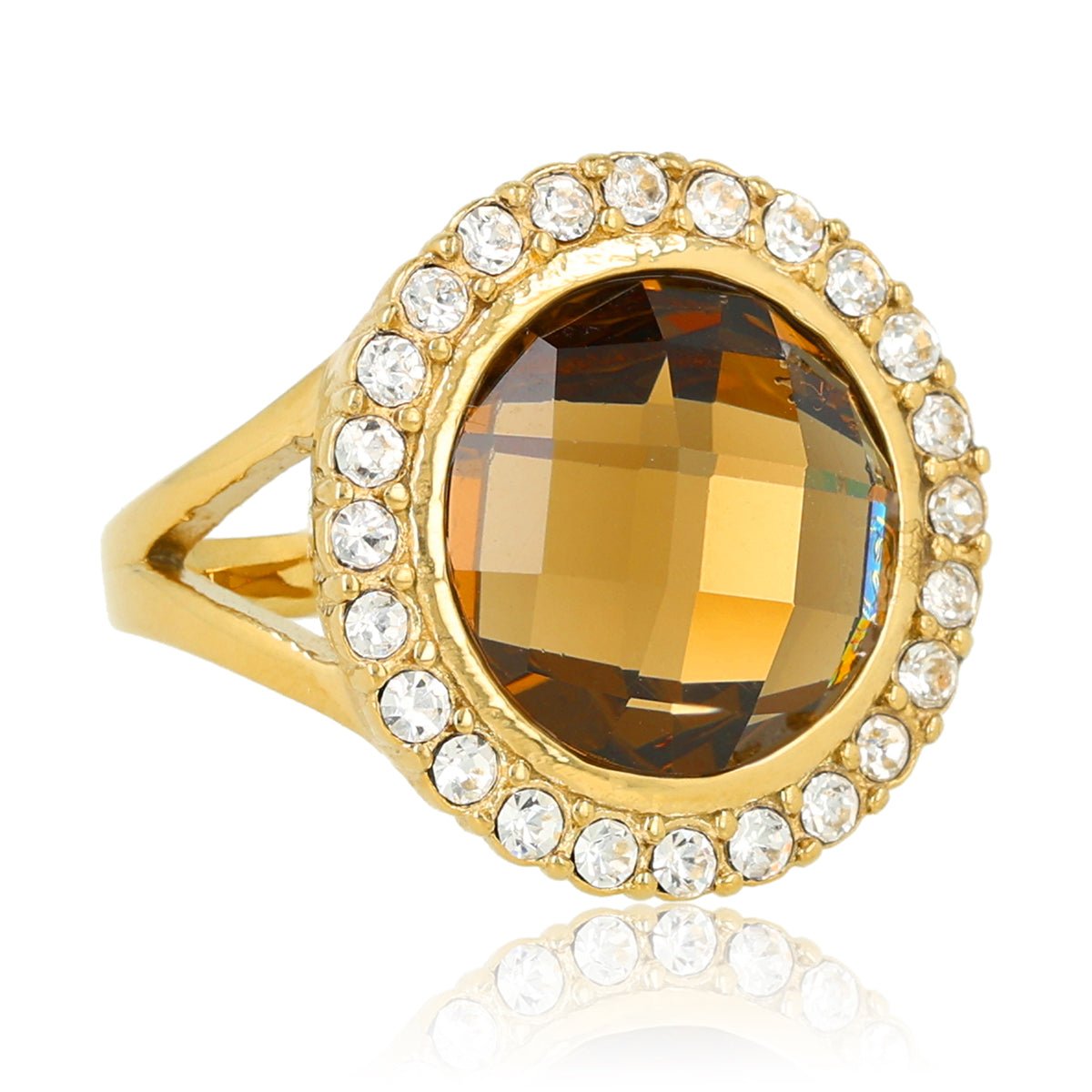 Smoky Topaz Ring – Elegant en Earthy - My Bendel