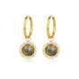 Labradorite Oorbellen – Mystiek in Goud