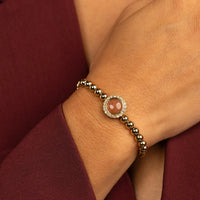 Berry Quartz Armband – Goudkleurige finesse - My Bendel