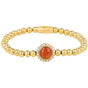 Berry Quartz Armband – Goudkleurige finesse
