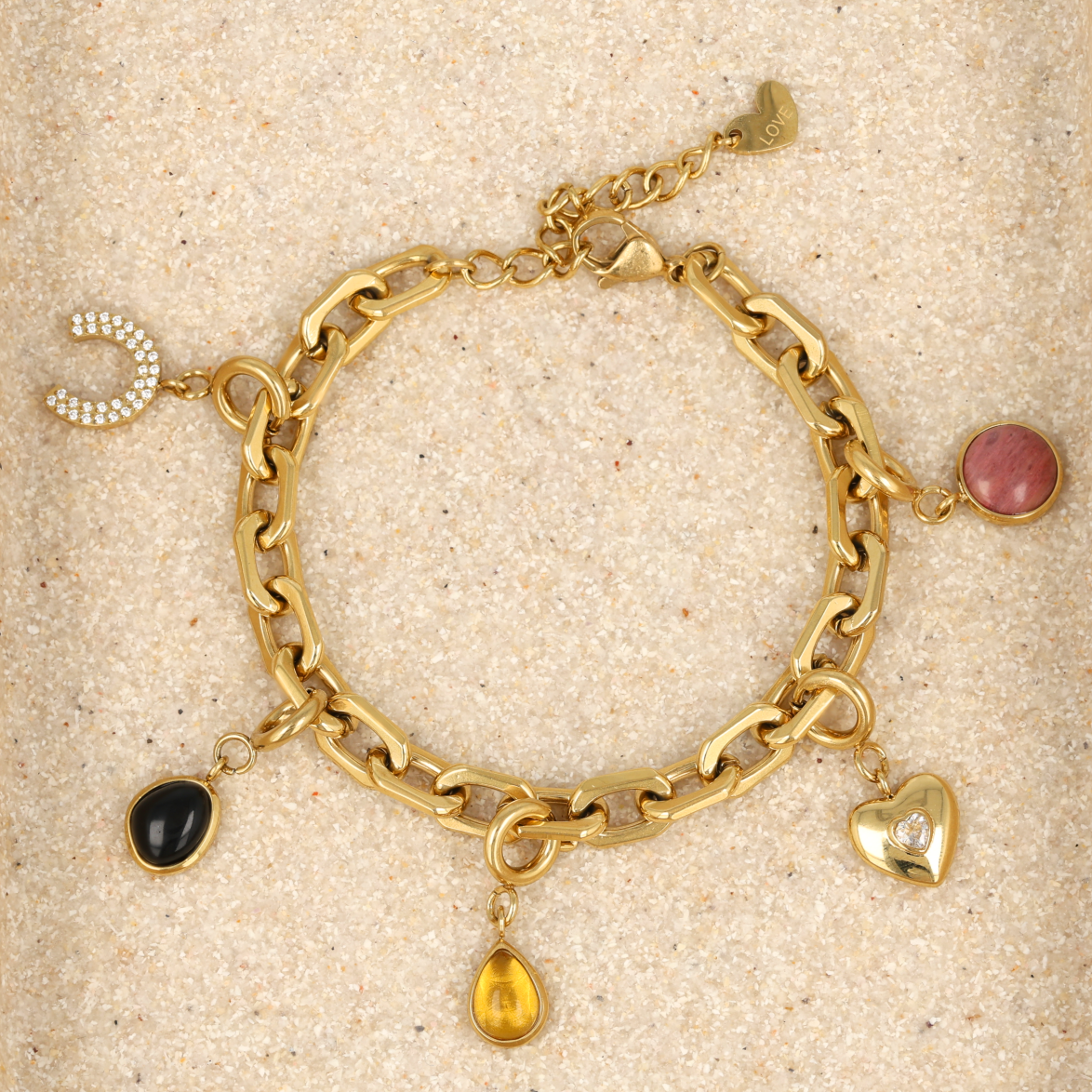 Onyx Charm • Protection & Focus