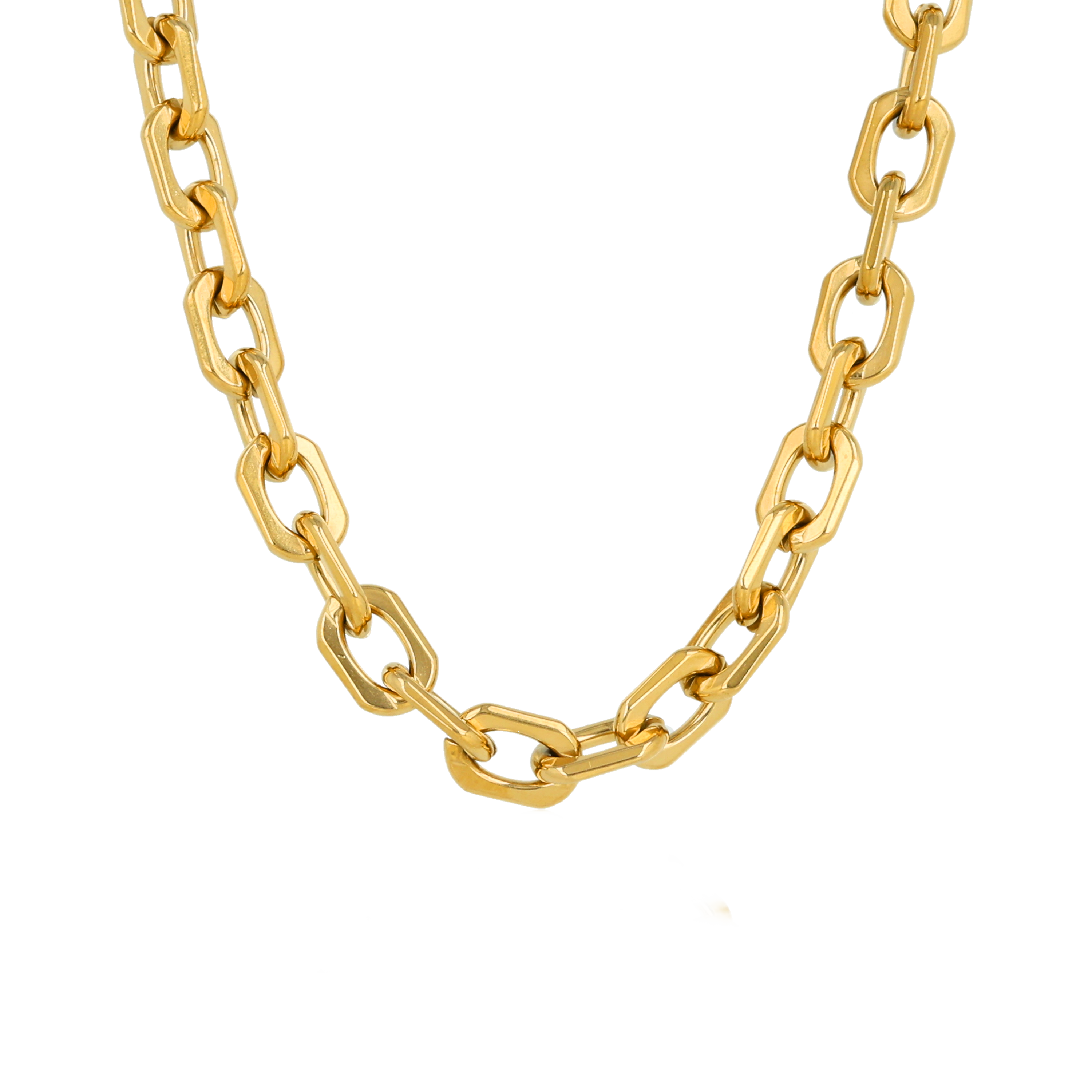 Schakelketting goud, stijlvol en tijdloos