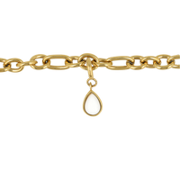 Armband met White Aventurine - Geboortesteen April