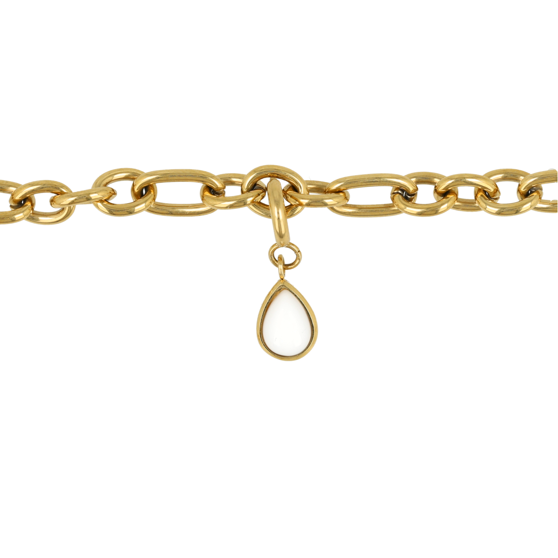 Armband met White Aventurine - Geboortesteen April