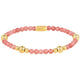Berry Quartz armband – Stainless Steel 14k Goud