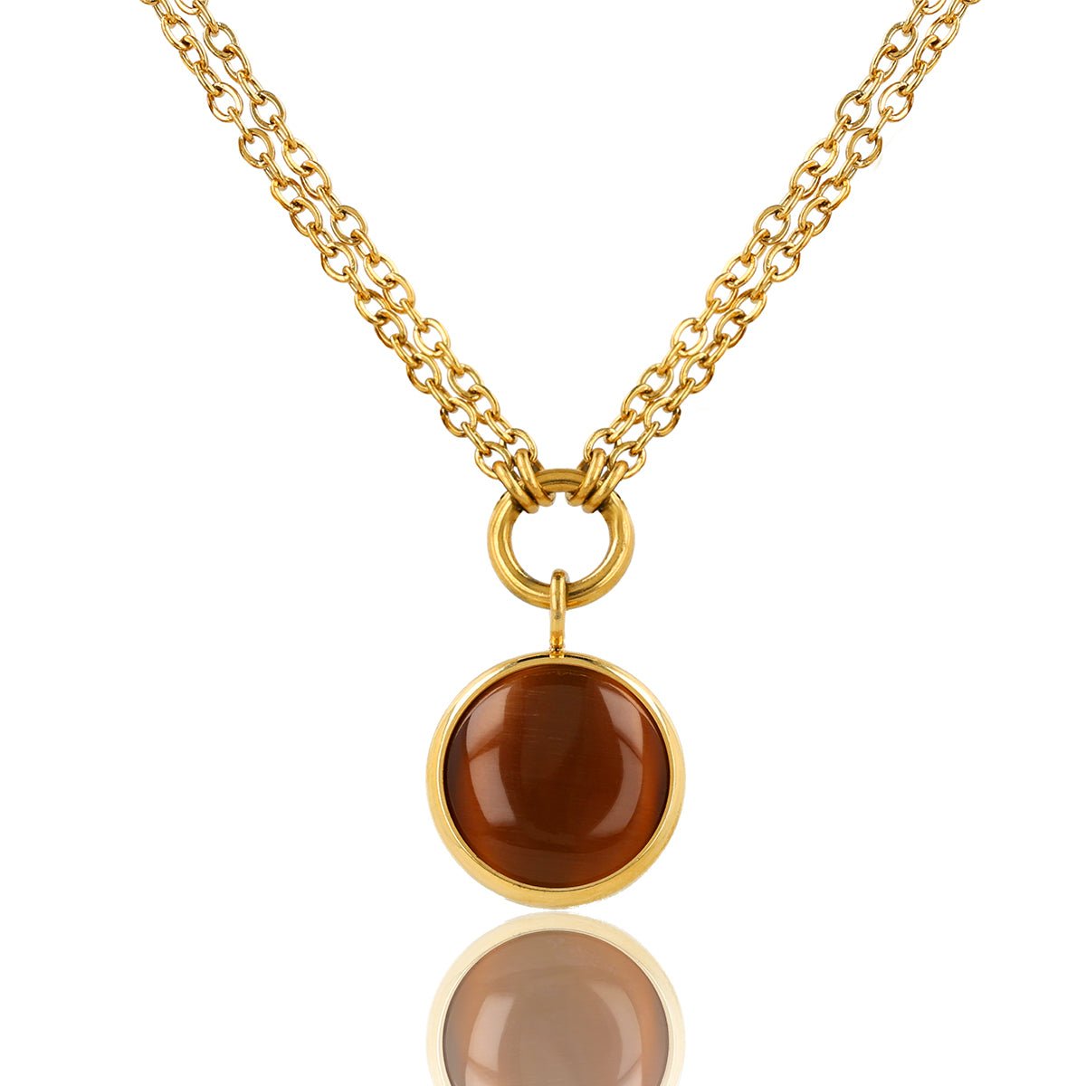 Tiger Eye ketting voor zelfvertrouwen - My Bendel - My Bendel