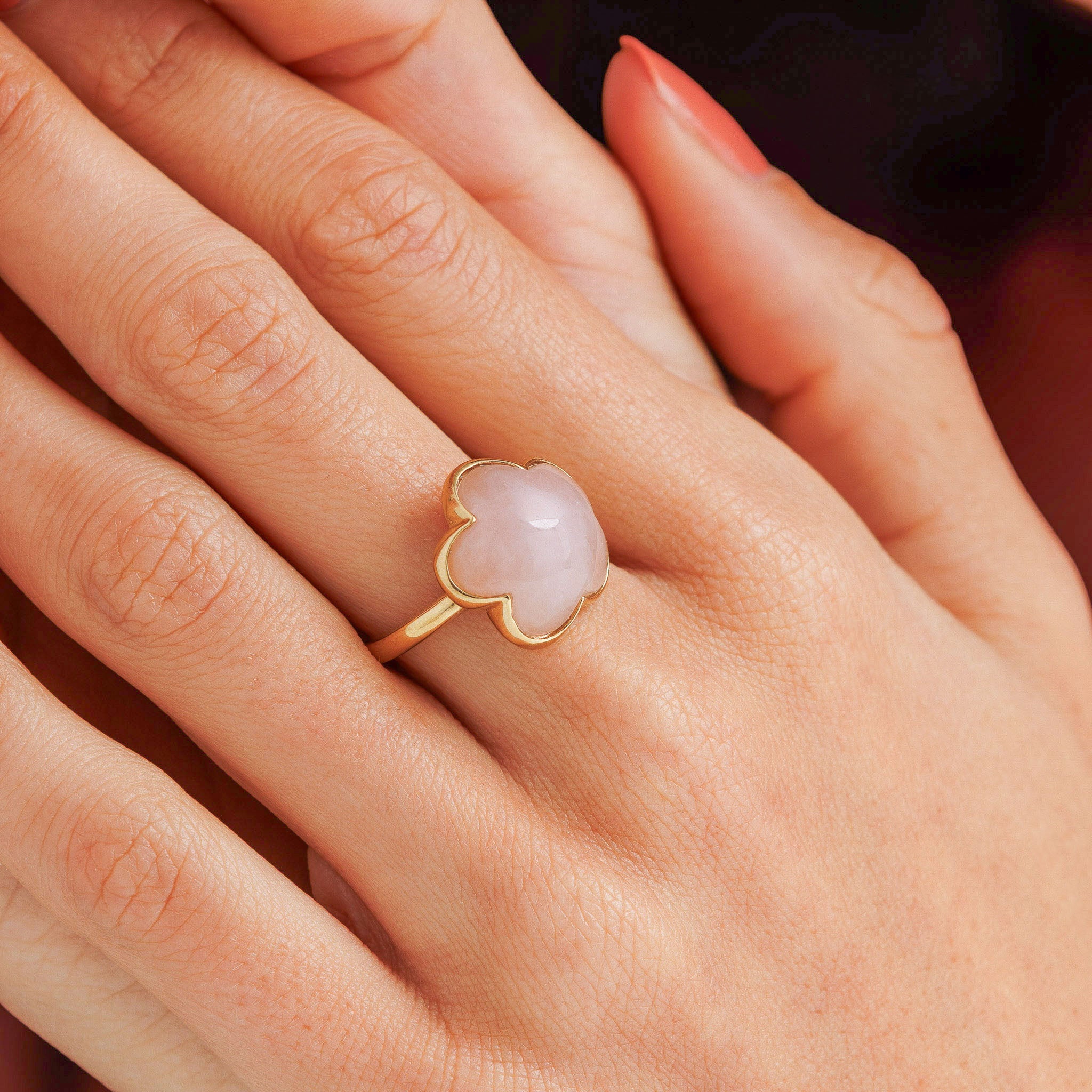 Bloemen Ring • Rosenquarz