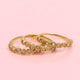 Heart Ring with Zirconia Stones • Champagne