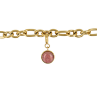 Armband met Rhodonite - Geboortesteen Juli