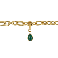 Armband met Green Agate - Geboortesteen Mei