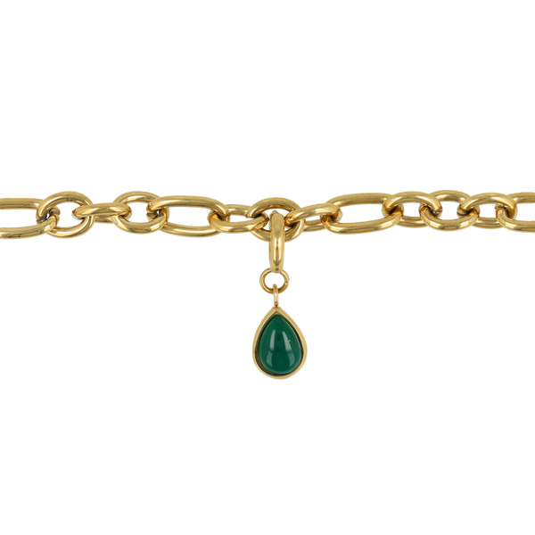 Armband met Green Agate - Geboortesteen Mei
