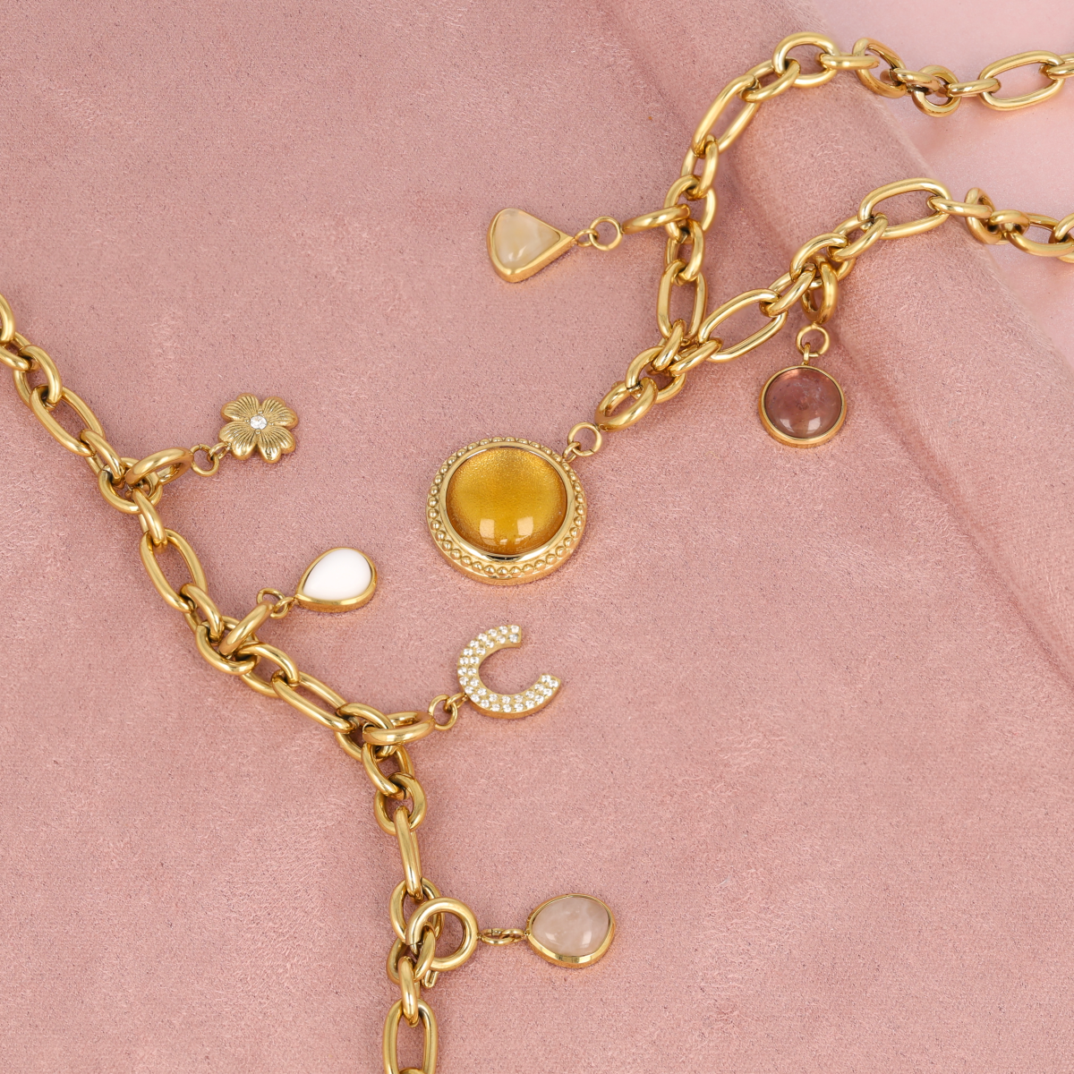 Large Citrine Charm • Luck & Energy