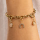 Schakelarmband met diverse bedels