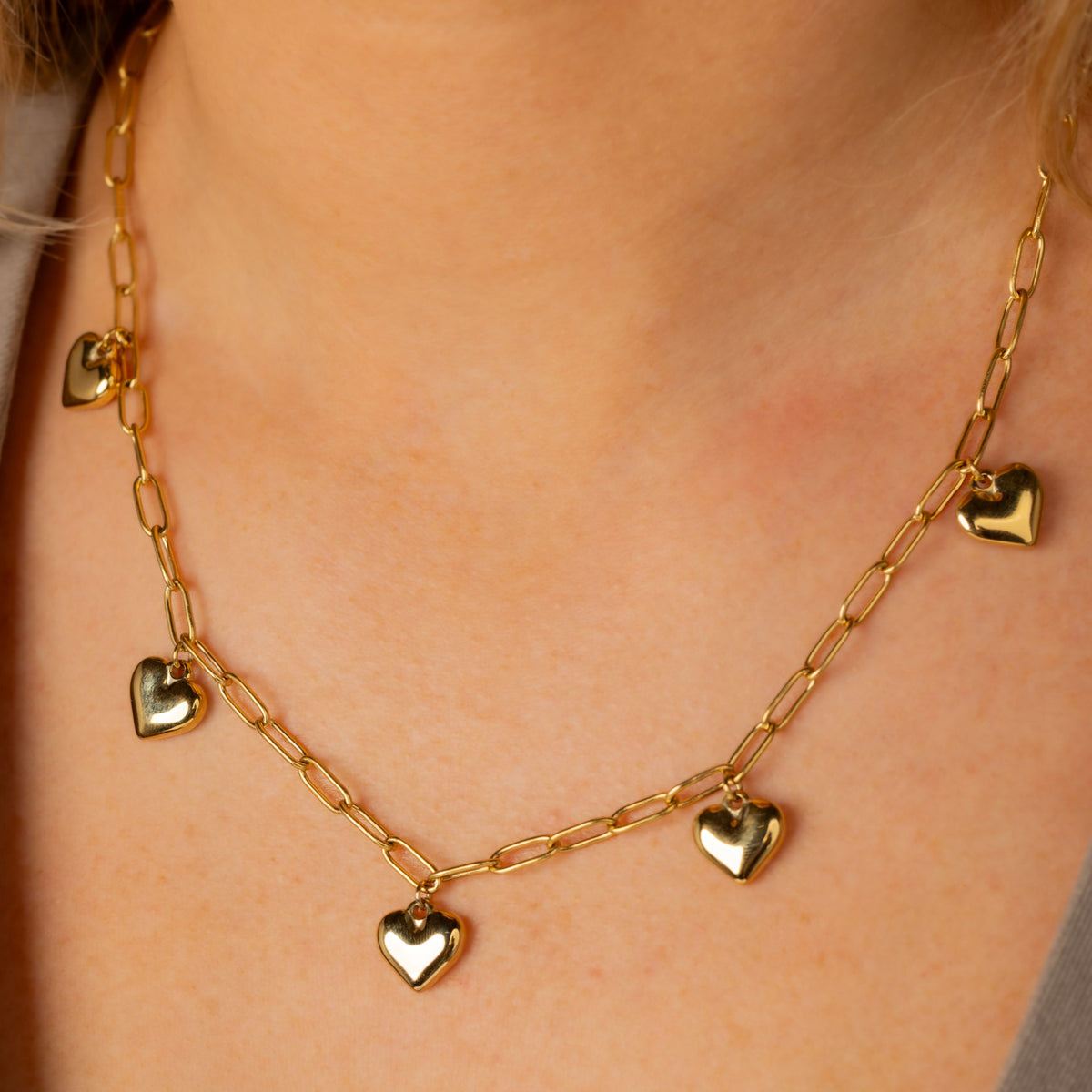Gliederkette mit Herzchen