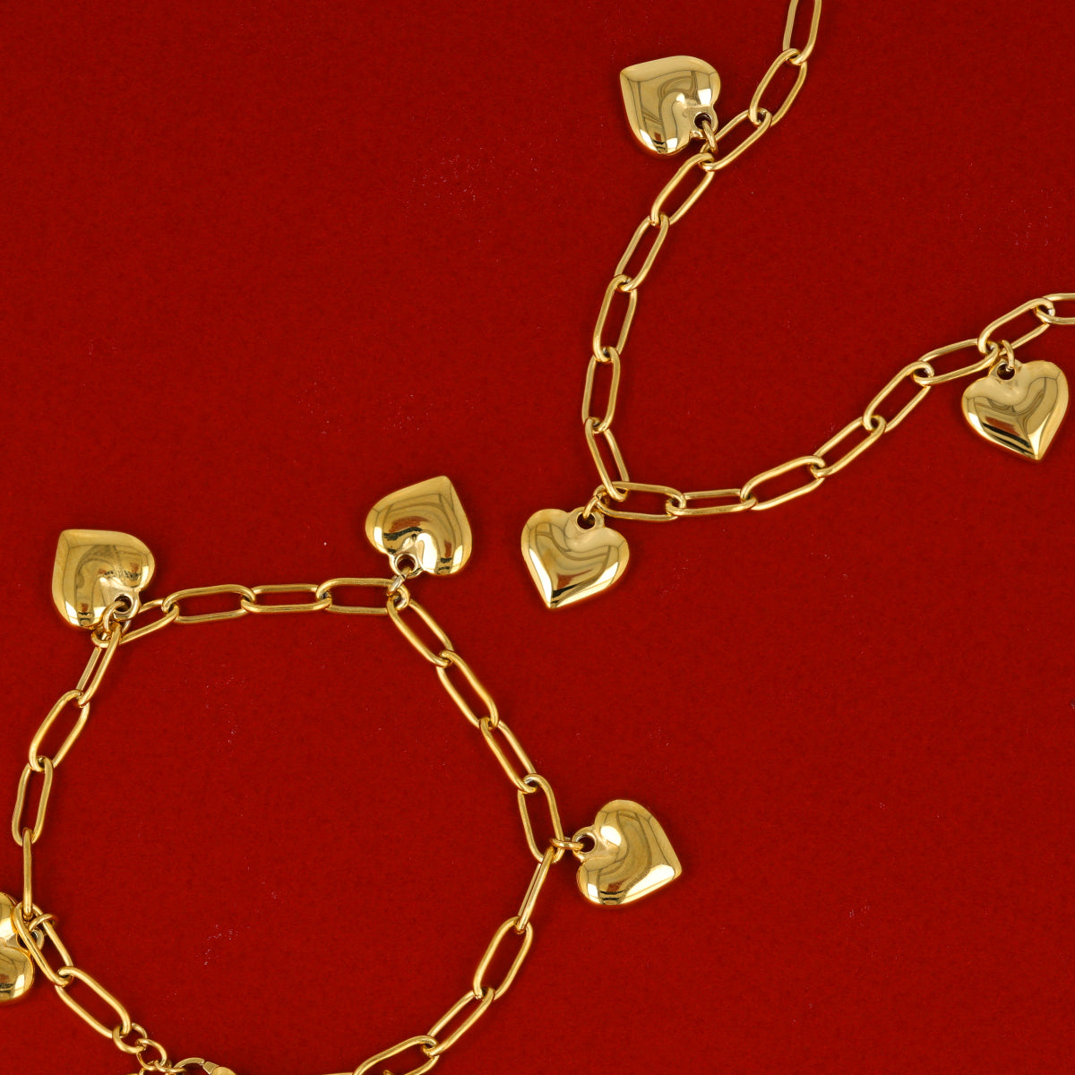 Gliederkette mit Herzchen