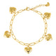 Gliederarmband mit Herzchen