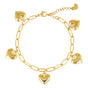 Gliederarmband mit Herzchen