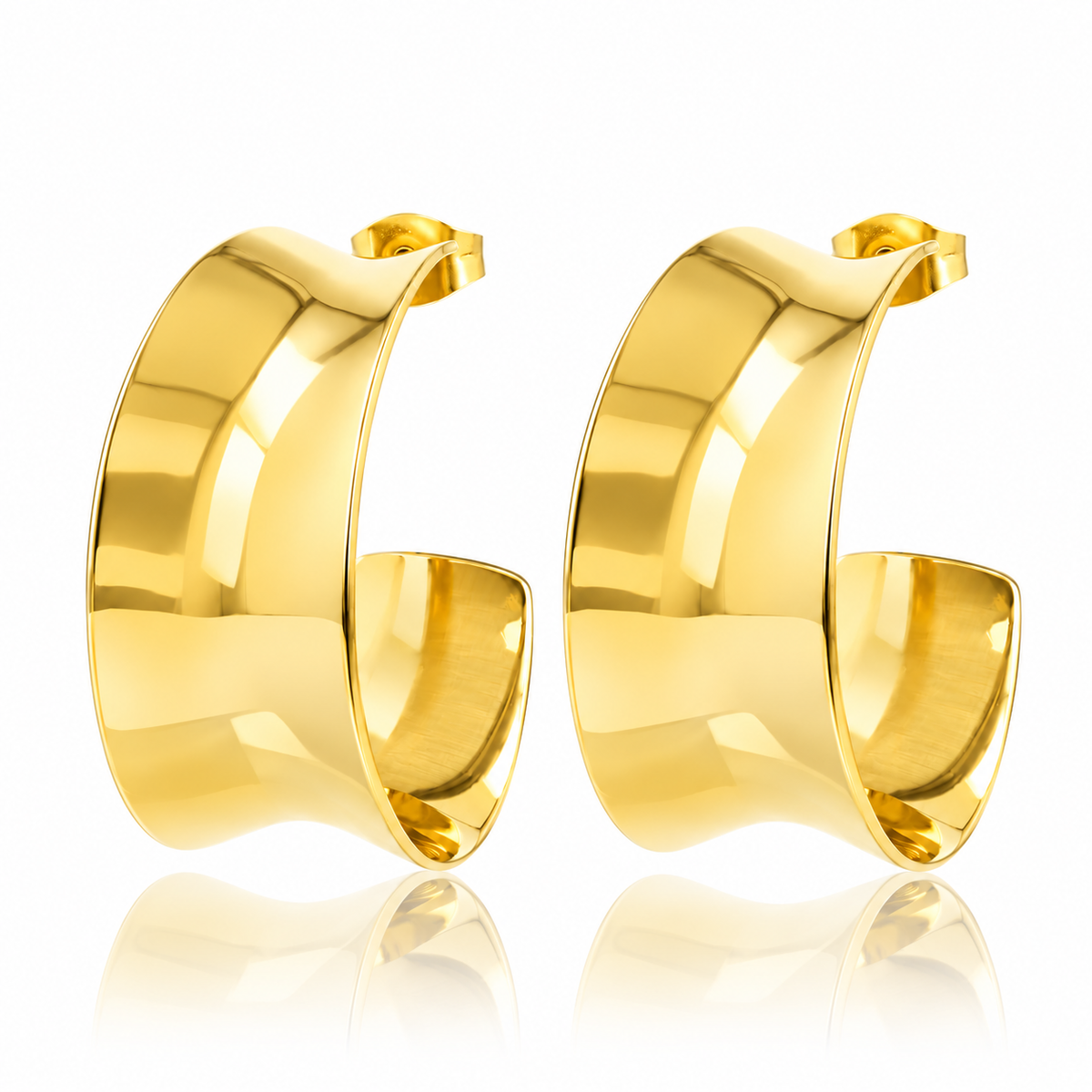 Statement Stud Earrings • 35 mm