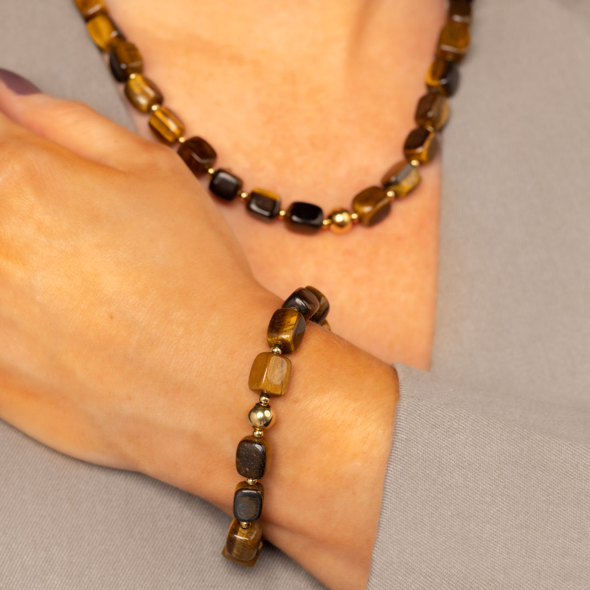 Jewelry Set • Tiger Eye Bold