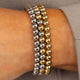 Armband-Set • Gold, Bicolor und silberfarbenes Armband