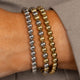 Armband-Set • Gold, Bicolor und silberfarbenes Armband