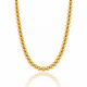 Beaded necklace • 40 cm • Gold
