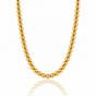 Beaded necklace • 40 cm • Gold