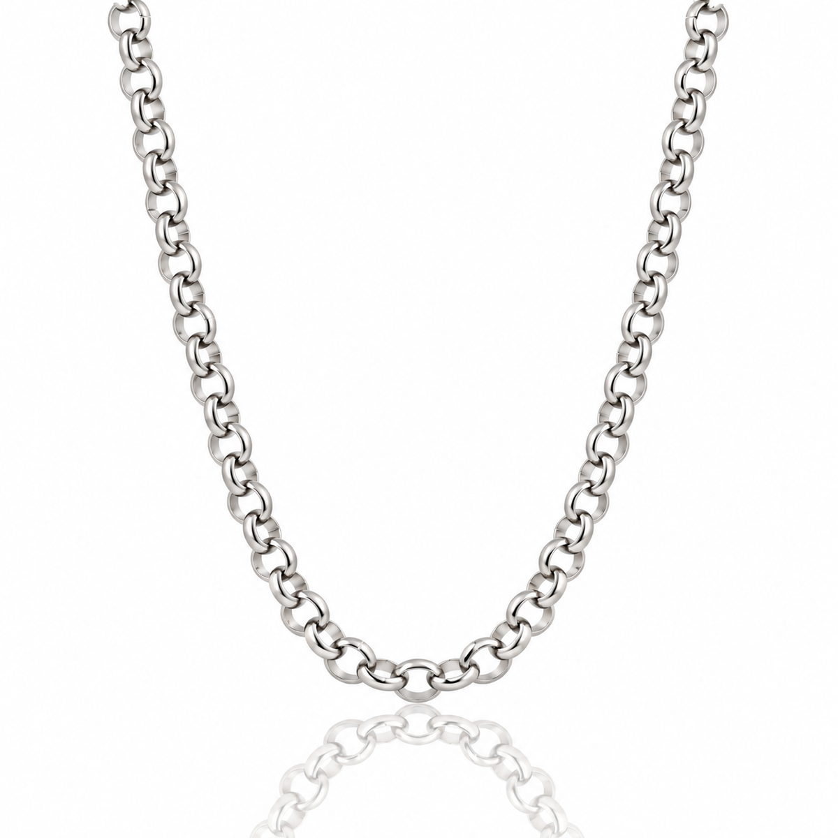 Link Necklace • 43 cm • Silver