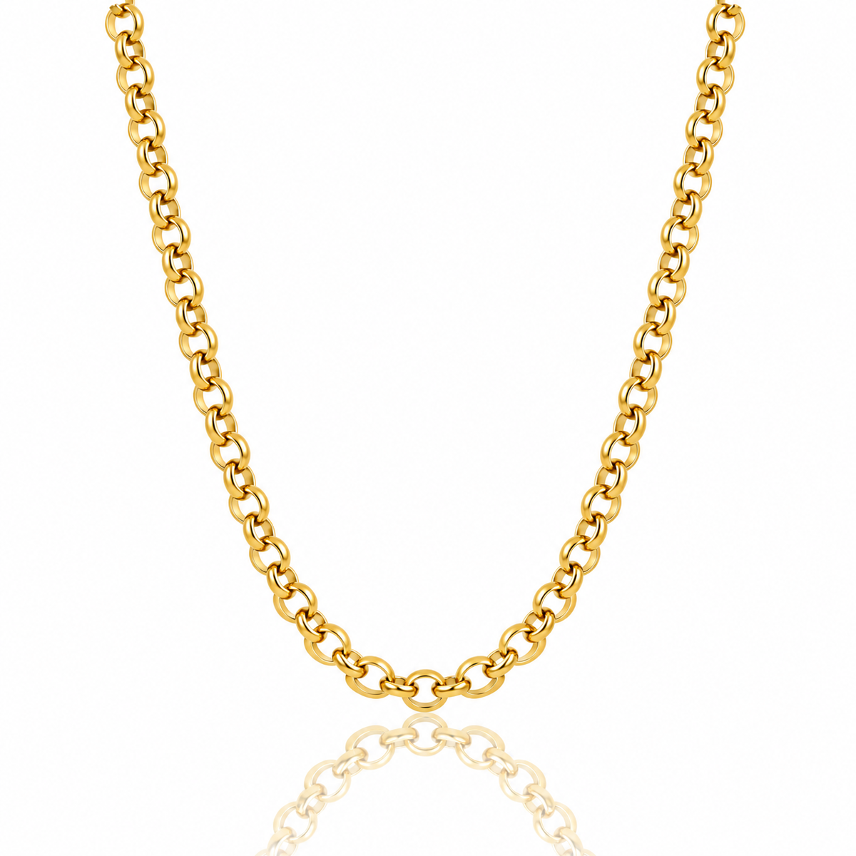 Schakelketting • 43 cm • Goud