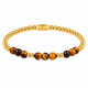 Armband met Edelstenen Kralen • Brown Agate
