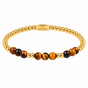 Armband met Edelstenen Kralen • Brown Agate